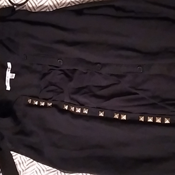 Long punk tank-top blouse - Picture 2 of 3